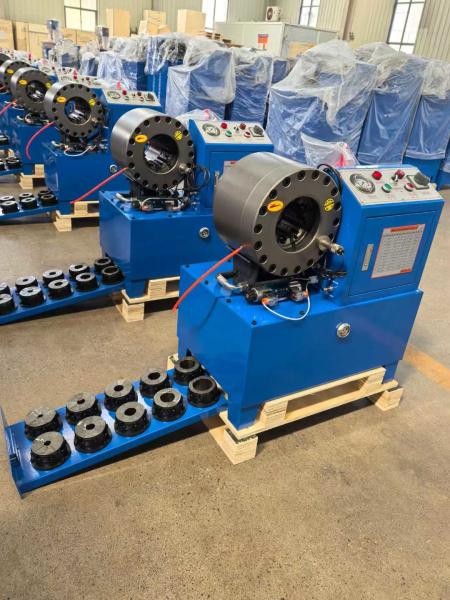 Forging Process One-Piece Without Welding Points, One-Piece Formed Material, High Hardness, Wear Resistance, Long Service Life Oil Pump Pressure 31.5Mpa Hose Crimping Machine DX68 Hose Crimper