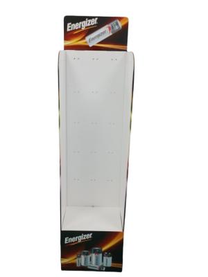Retail Cardboard Hook Display Stand Corrugated Point Of Purchase Displays