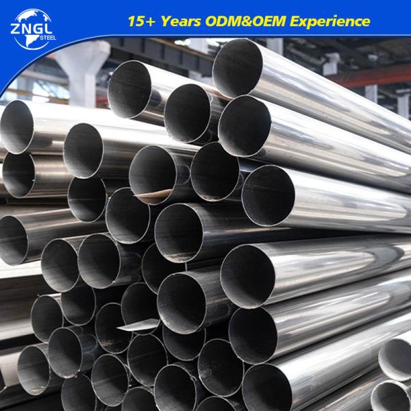 Pipe en acier inoxydable sans soudure/soudé pour les applications de la norme AISI TP304/304L/316/316L