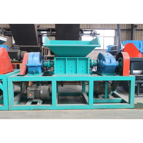 Plastic Shredder Double Shaft Double Power for Waste Plastic Bottle Metal Scrap Material