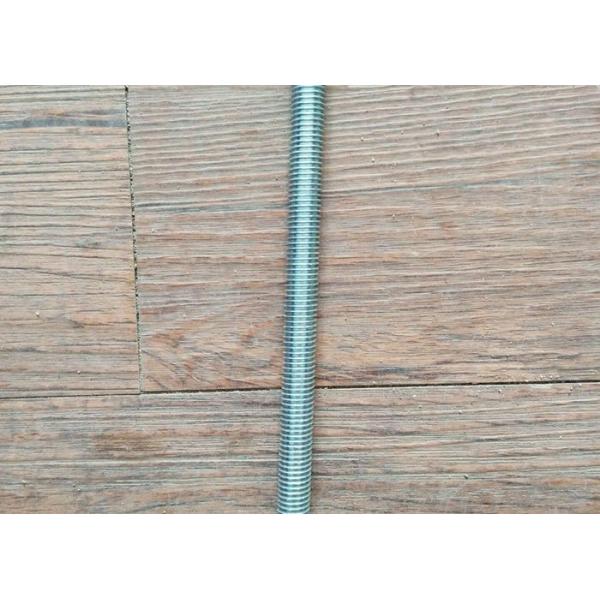 Grade 4.8 Iron Material Full Threaded Rod , Threaded Steel Bar Anti Corrosion