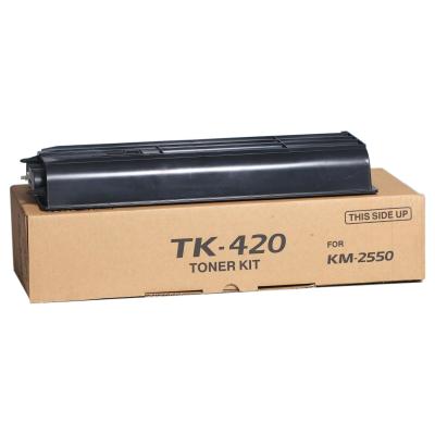Cartucho de tonalizador preto TK420 de Kyocera Ecosys das páginas do rendimento 15000 para as impressoras KM2550