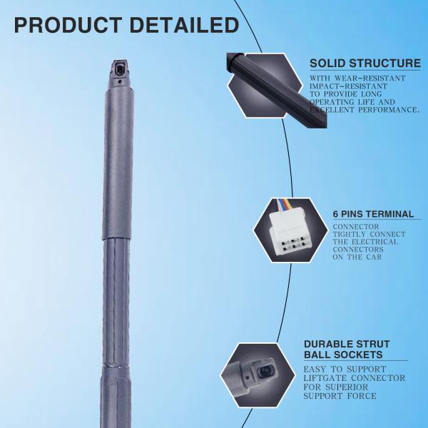 Автоаксессуары Газовая весенняя электролифтная дверь Для VW Sharan 2010-2019 LH RH 7N0827851E 7N0827711A