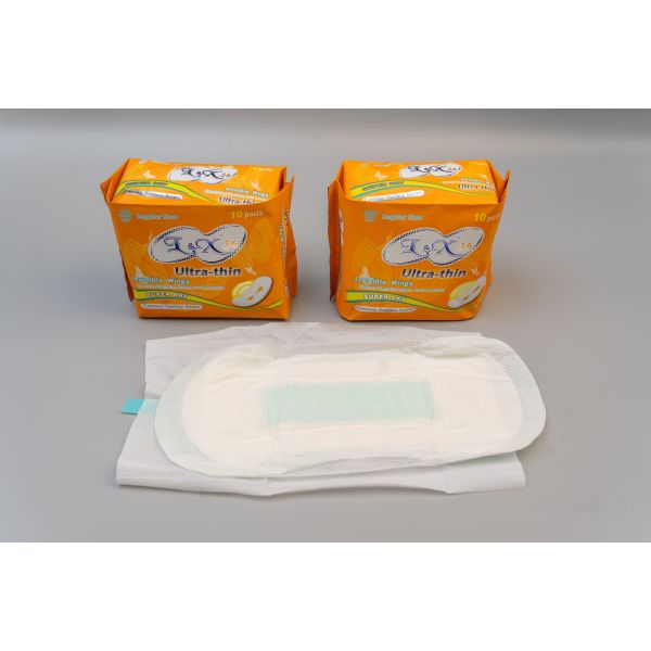 Invisible Wings Sanitary Napkins Made from Cottony Soft Surface Providing Comfortable Fit and High Absorption Capacity Ideal for Bulk Purchase