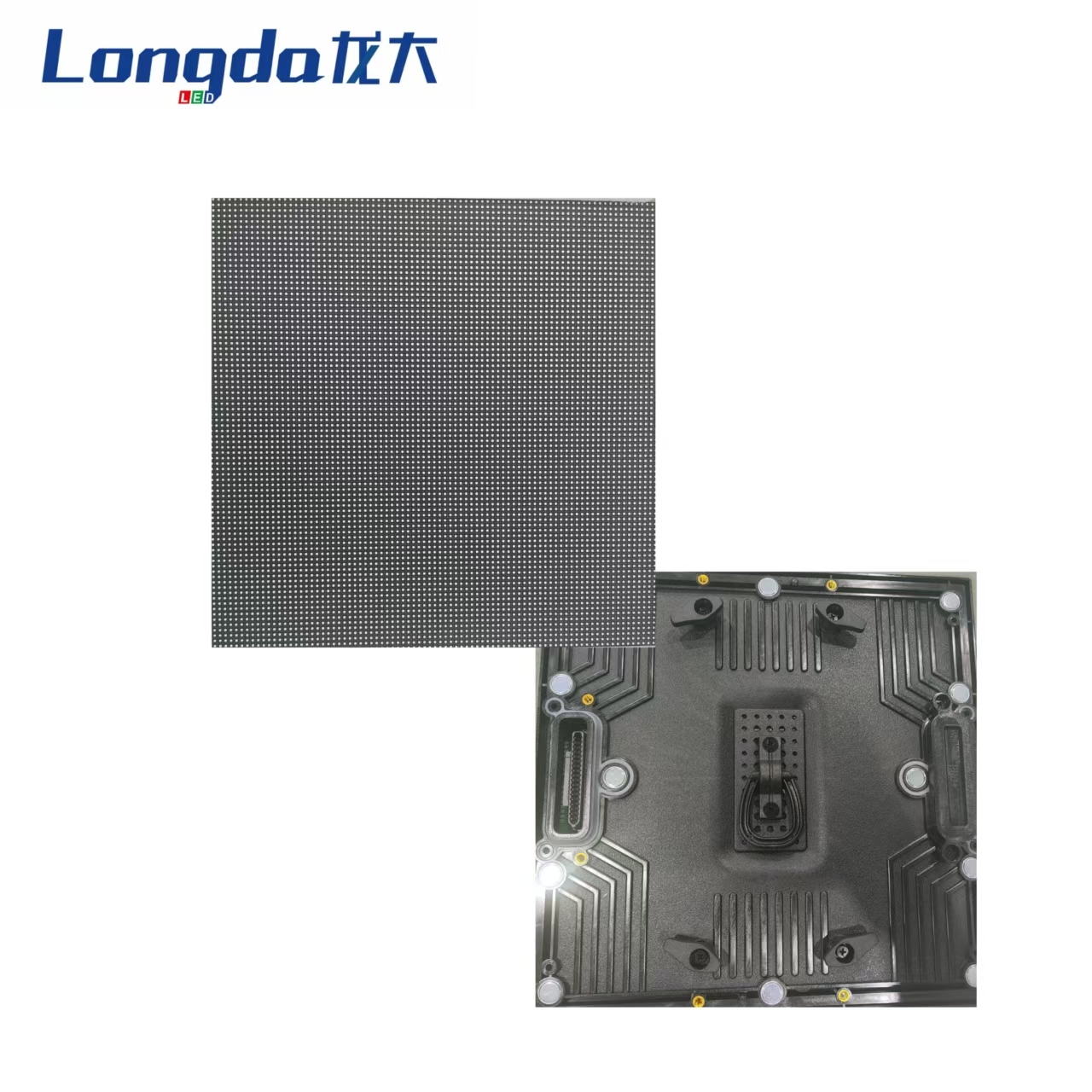 Full Color LED Matrix Module 250x250mm 64x64pixel P3.91 Indoor SMD1921 LED Display Screen