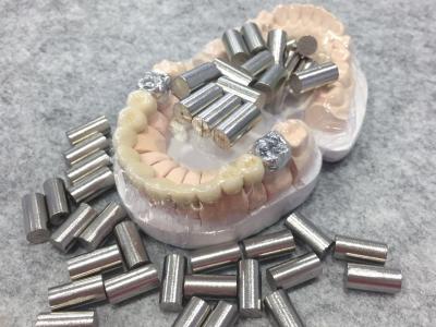 Nickel Based Dental Casting Alloys Chrome 25.2 - 27.3% Elements Biocompatibility Certified
