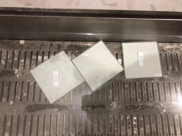 2mm Thin Natural Stone Laminated Glass Chemical Corrosion Resistant