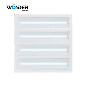 Indoor Skd 48W 595x595 Backlit SMD Recessed Square CRI90 Grille Flat Ceiling 60x60 Led Panel Light For Supermarket Office Hospital