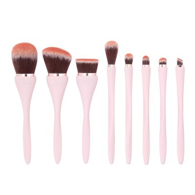 Compact Plastic Handle UV coating Mini Makeup Brush Set 14.5mm