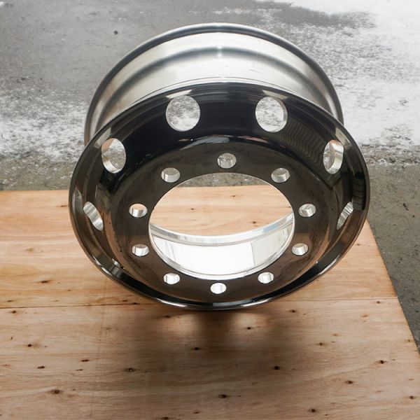 22.5x8.25 Forged Aluminum Truck Wheel Rim with 3850kg Max Load and High-Strength Alloy Construction