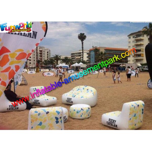 0.6mm PVC Tarpaulin Air Sealed Inflatable Furniture Mini Rocking Chair With Air Pump
