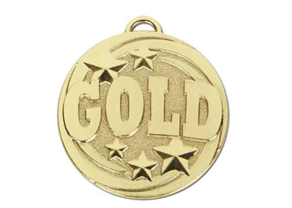 Round Copper Metal Award Medals Original Material Color Die Casting Process