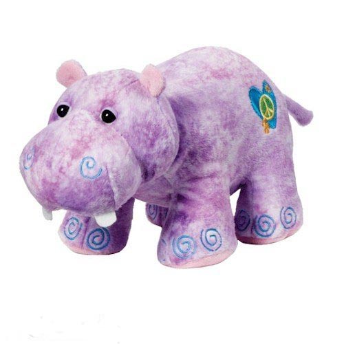 10 inch Purple Hippo Stuffed Animal Small Plush Toys for Children