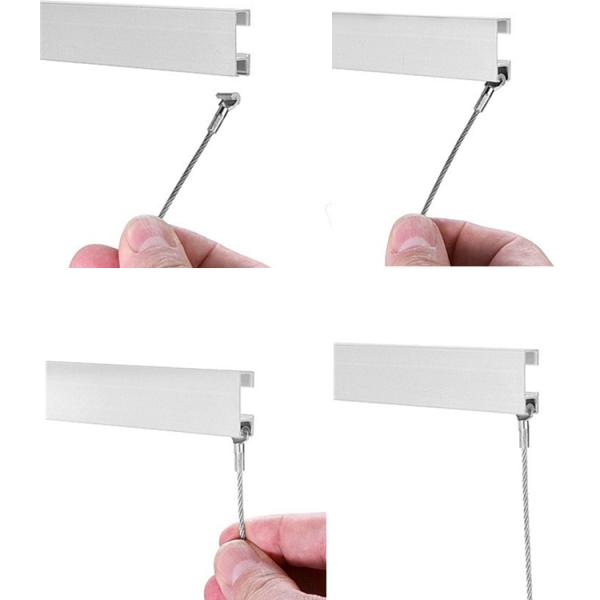 кабель конца кобры нержавеющей стали диаметра 1.8ММ для вися художественного произведения и изображений