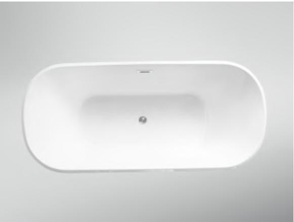 Structure Freestanding Tub Flexible Hot Tub Acrylic Bathtub with Outer Frame and Legs