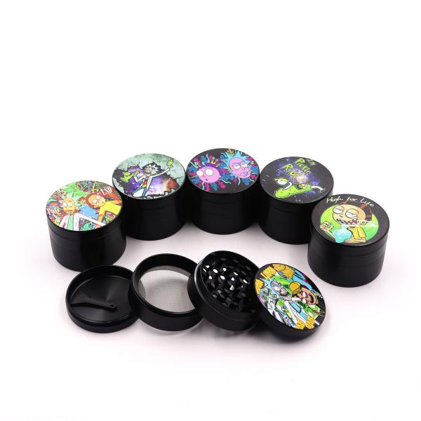 Zinc Alloy SGS 4 Pieces 50mm Tobacco Smoke Grinder