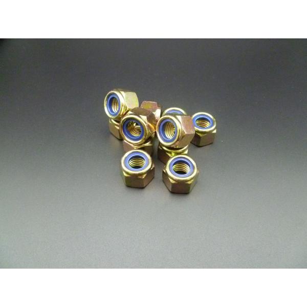M16-1.5/M16-2.0 DIN 985 Class 8 Zinc Finish Steel Nylon Insert Lock Nut