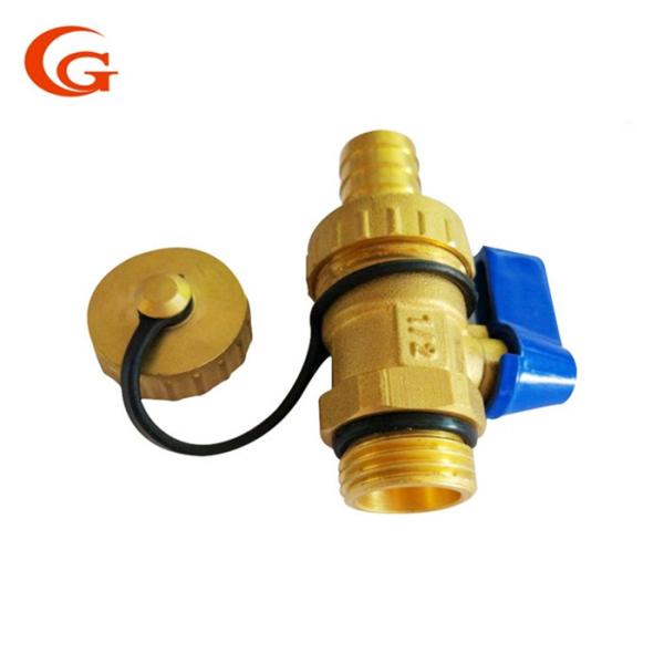 Separador de água válvula de bola do gás de 2 polegadas, válvula de bronze da liberação do ar do CNC do OEM