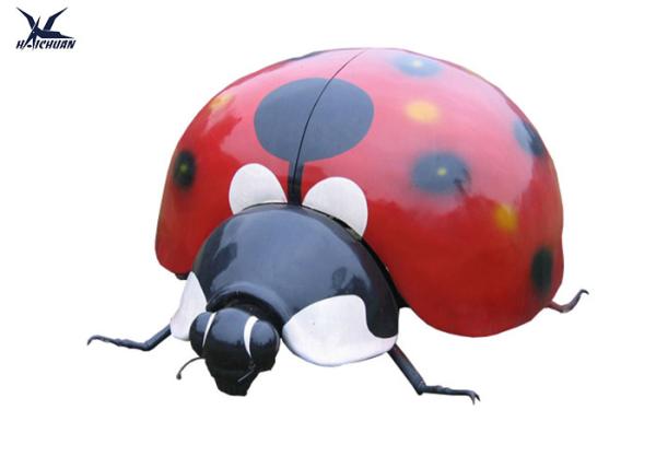 Zoo Park Outdoor Insect Sculpture , Handmade Animal Artificial Insect Statues