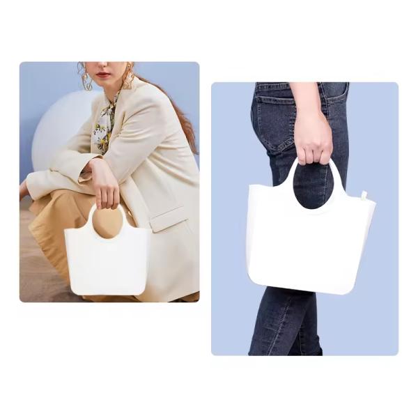 Waterproof M Size Hand Tote for Outdoor Activities PVC Lining Material Beach Bogg Bag