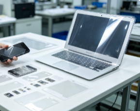 High Temperature Resistant Surface Protective Film with No Residue Adhesive for Electronics and Metal Panels
