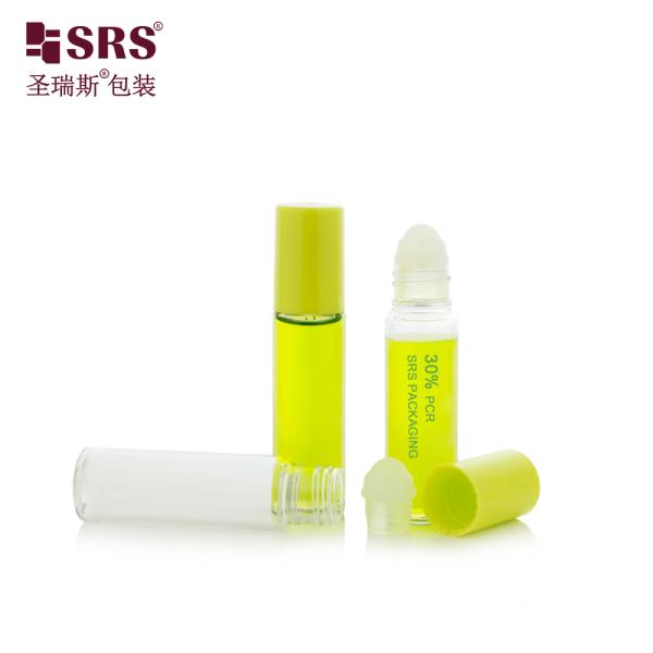 10ml PET Roll On Bottle Empty Plastic Roller Container for Essential Oil Eye