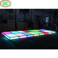 Plancher LED interactif à taux de rafraîchissement de 3840 Hz/s pour les lieux de divertissement