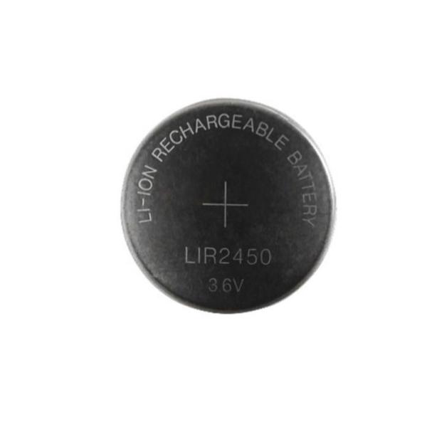 Professional  Li Ion Button Cell LIR2450 120mAh For Smart Wearable Device
