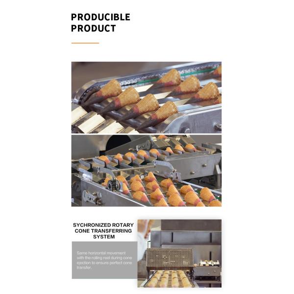 Автоматическое производственного оборудования продуктов конуса сахара установки и отлаживать 2 цвета.