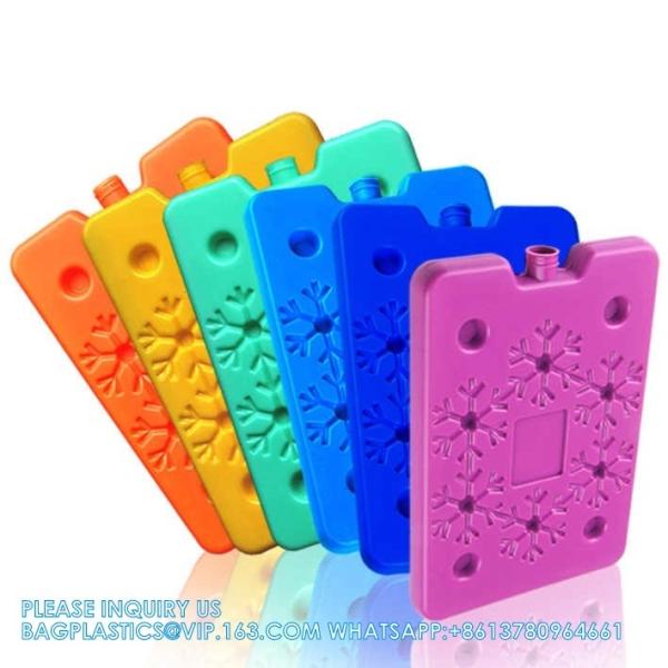 Food Grade PE Plastic Cooling Eutectic Plate In Cooler Box For Medical Vaccine Blood Cold