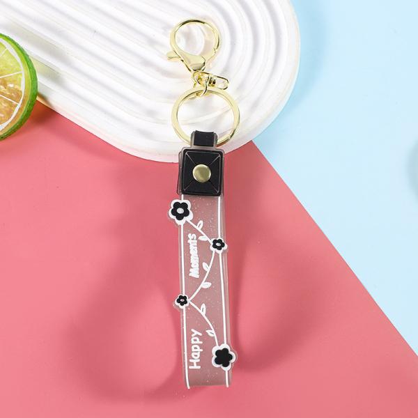 Автомобильный ключик Силиконовый круглый ключевой кольцо браслет с металлическим ключевым держателем запястье ключевые цепочки для женщин и девочек