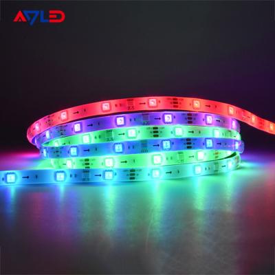 7.2W luzes de tira flexíveis 24V do diodo emissor de luz da tira RGBIC do diodo emissor de luz IP20 IP65