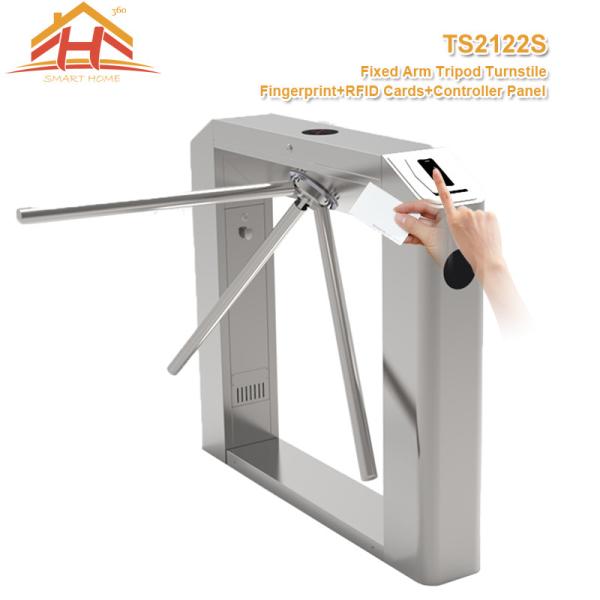 Semi Automatic Tripod Barrier Gate , 3 Arm Turnstile No Exposed Screws Or Fasteners