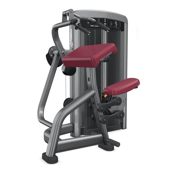 O equipamento resistente profissional da aptidão assentou a máquina da extensão do tríceps para o clube do gym