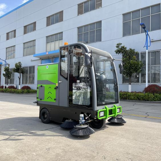 Sidewalks Squares Communities Electric Street Cleaning Vehicle Road Sweeper Truck