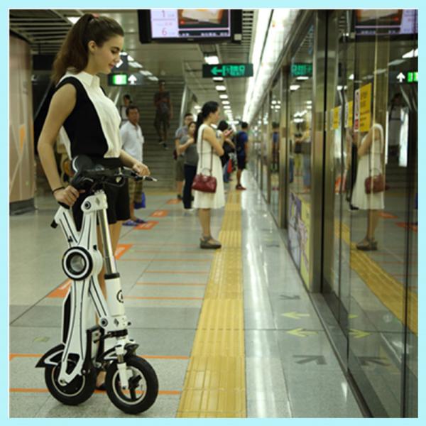 250w Folding Scooter For Adults With Brushless Gearless Motor