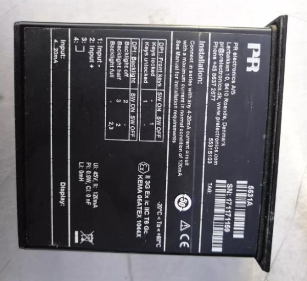 4 Digit 14 Segment Programmable LED Display Indicator PR 5714 2 Relays Analog Output