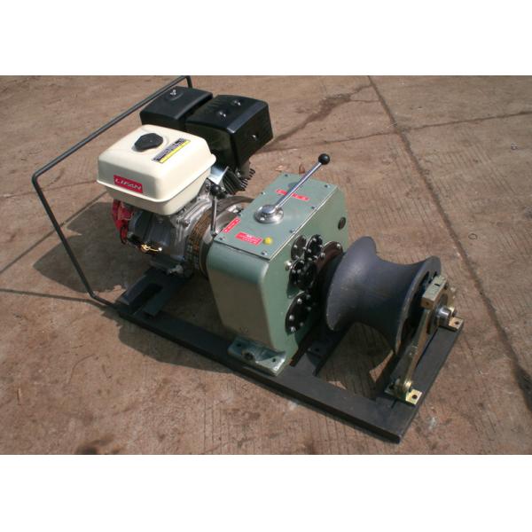 5 Tons Petrol Engine Cable Winch Puller / gasoline engine powered winch