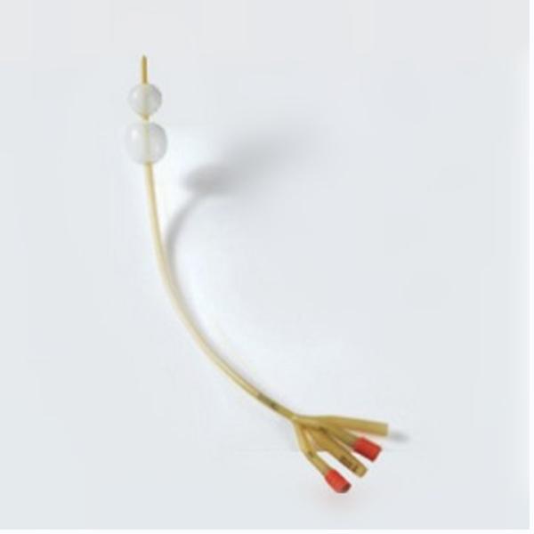 катетера Foley латекса воздушного шара пути 16fr 4 силикон двойного устранимый покрыл