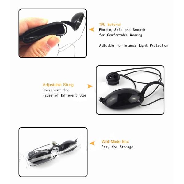 Vidrios de la protección de la luz laser de los recambios de las gafas IPL del ojo de la BV