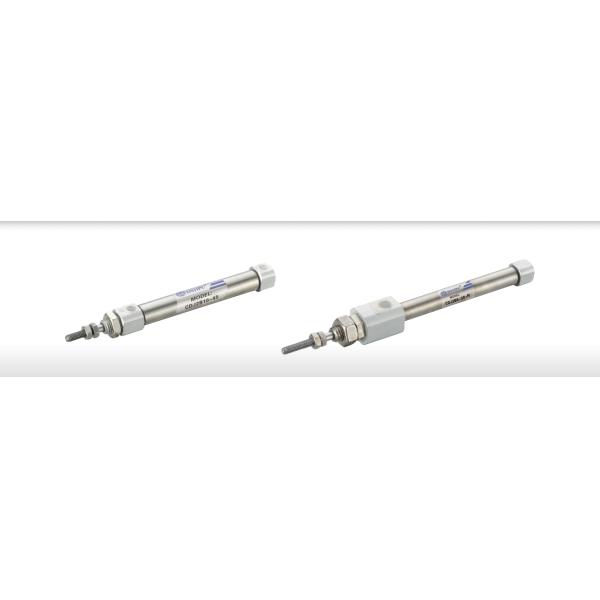 Stainless Steel Mini Air Cylinder CJ2 Series 0 - 70℃ With Bore 6  / 10 / 16mm