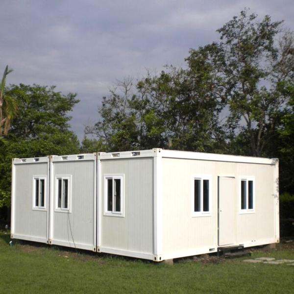 Casas portáteis Casas de contêineres pré-fabricadas de 20 pés para escritório e alojamento OEM/ODM