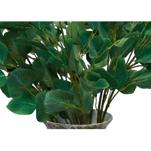 Clear Veins Artificial Green Mill Malus Plant Faux Plant For Home Decor
