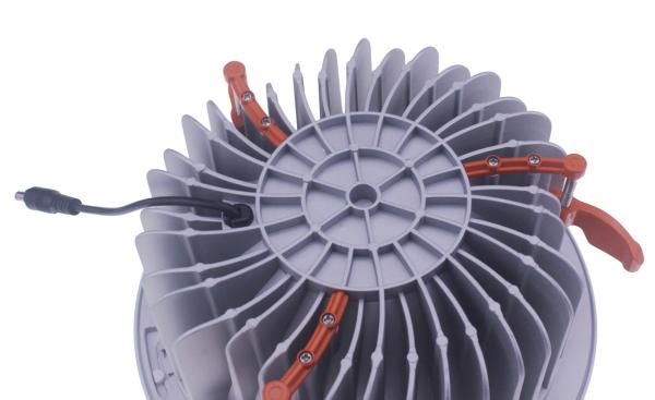 O banheiro 50W diodo emissor de luz de um Dimmable de 8 polegadas ilumina para baixo 100Lumen/CRI >85 UGR 