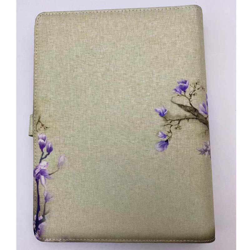 Hot Sale Fabric Cover Notebook With Embroidery Office Supplier Notebook Customization With Customizable Patterns