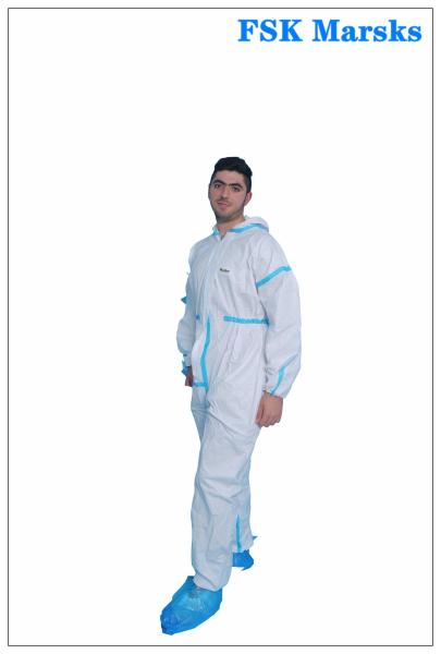 Anti Fog Disposable Protective Suit Isolation Gown Jumpsuit Anti Alcohol Non Woven