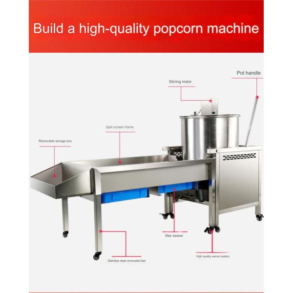 80 KG Infinitely Variable Speed Automatic Popcorn Vending Machine for Snack Food Needs
