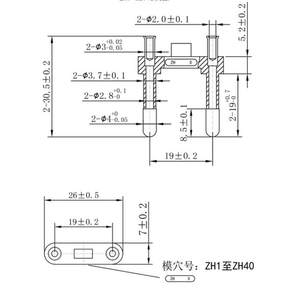 VDE переключателя расширения затыкает Prong поляка 2 Pin 10A 2 2 вставки NBR 4MM