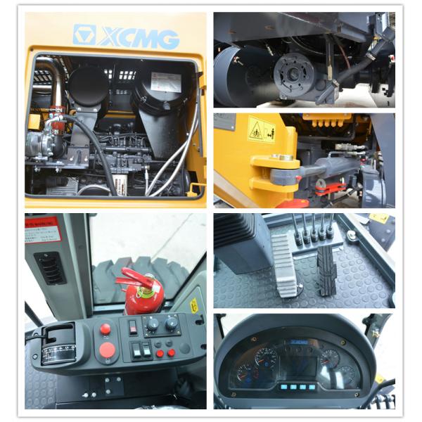 GR215 Road Construction Machinery Cummins Engine / Yellow XCMG 215hp Motor Grader