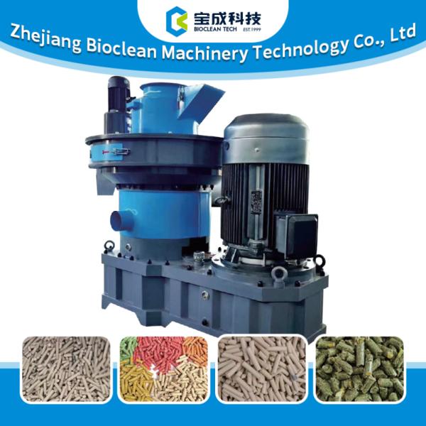 2500-3000KG/H Vertical Biological Pellet Machine / Biomass Ring Die Pellet Mill Machine